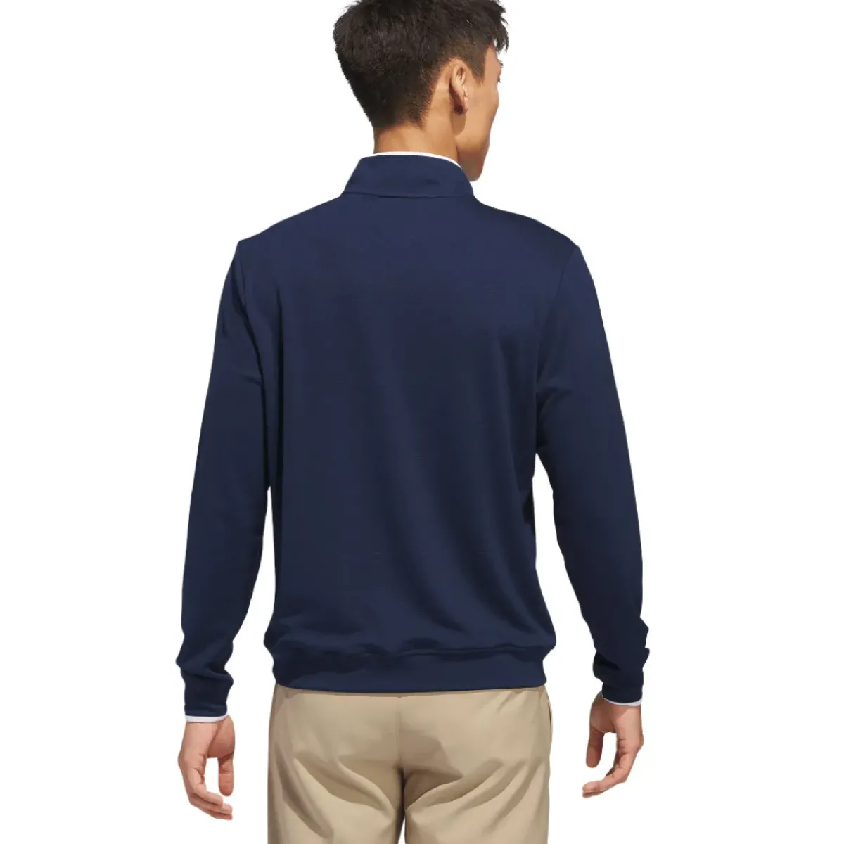 Clearance adidas Men's Lightweight Half Zip Golf Midlayer Men's Sweaters|Men's Midlayers