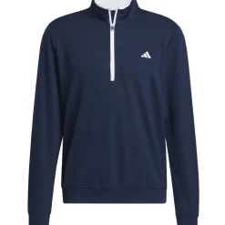 Clearance adidas Men's Lightweight Half Zip Golf Midlayer Men's Sweaters|Men's Midlayers