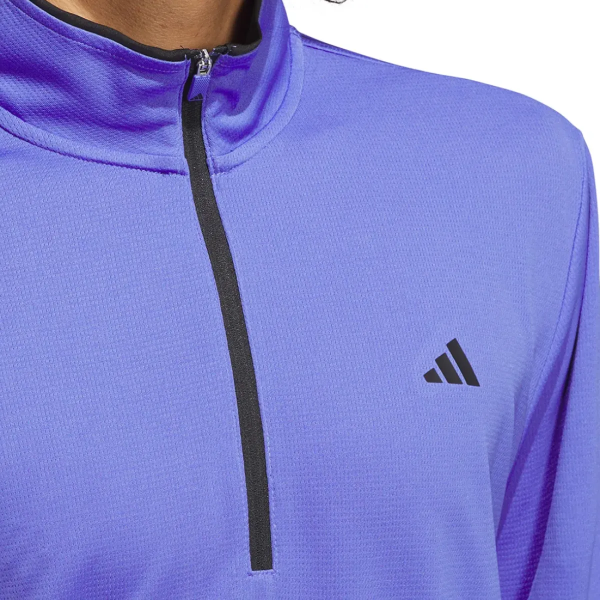 Clearance adidas Men's Lightweight Half Zip Golf Midlayer Men's Sweaters|Men's Midlayers