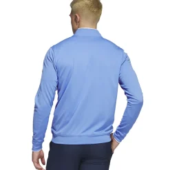 adidas Men's PRIMEGREEN UPF Half Zip Golf Midlayer Men's Sweaters|Men's Midlayers