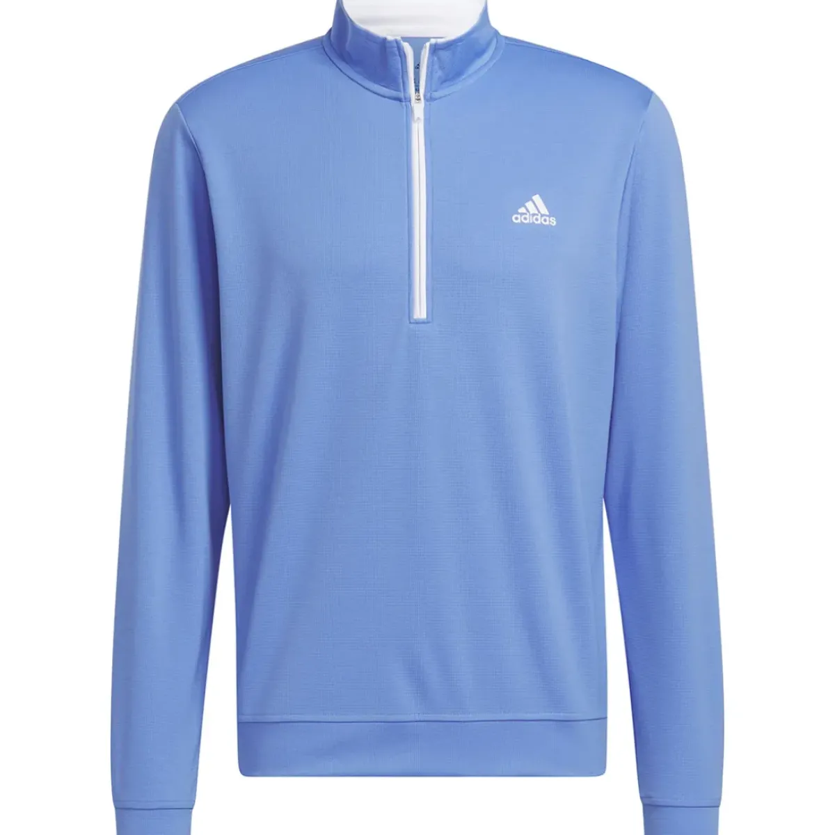 adidas Men's PRIMEGREEN UPF Half Zip Golf Midlayer Men's Sweaters|Men's Midlayers