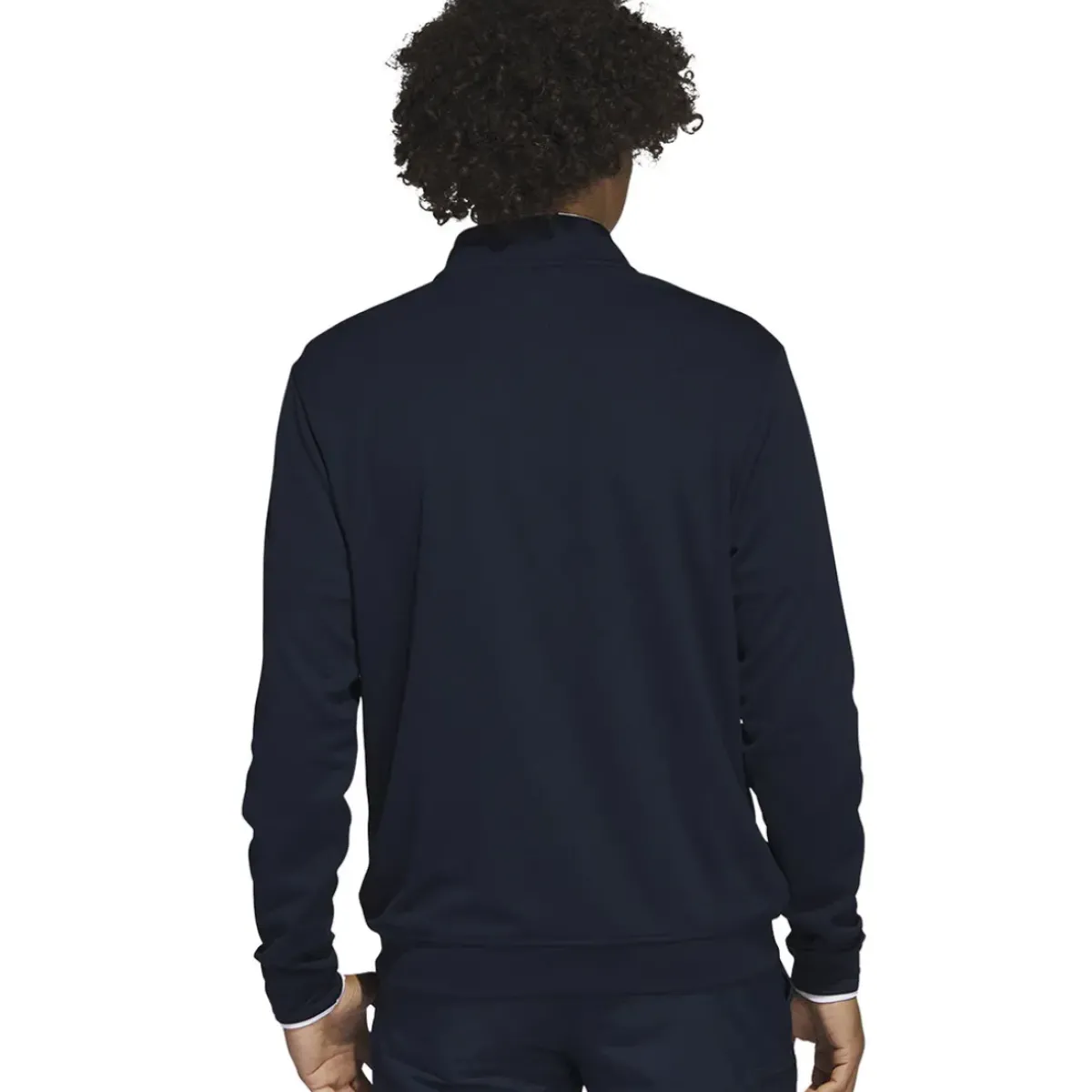 adidas Men's PRIMEGREEN UPF Half Zip Golf Midlayer Men's Sweaters|Men's Midlayers