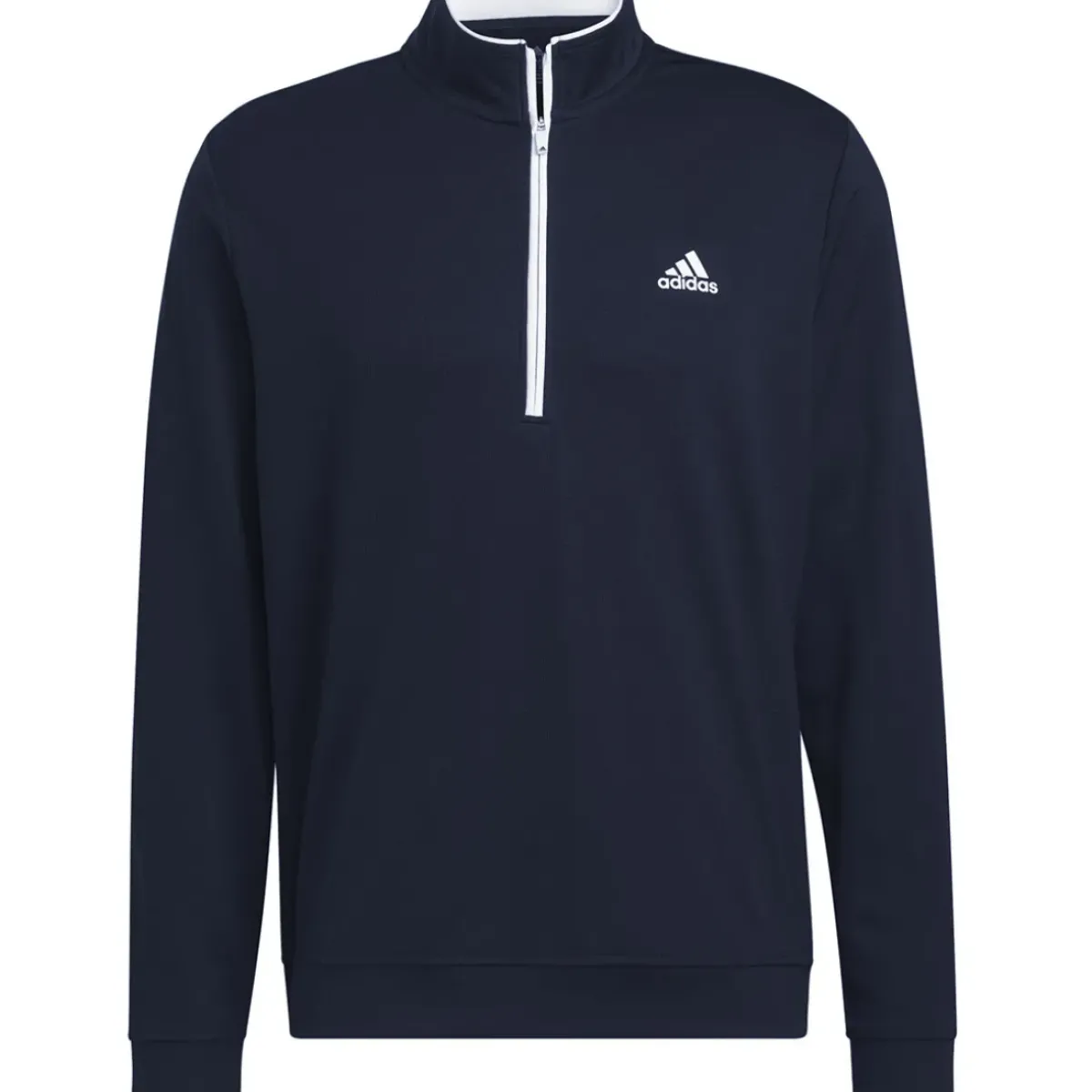 adidas Men's PRIMEGREEN UPF Half Zip Golf Midlayer Men's Sweaters|Men's Midlayers