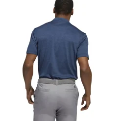 adidas Men's Textured Stripe Stretch Golf Polo Shirt Men's Polo Shirts