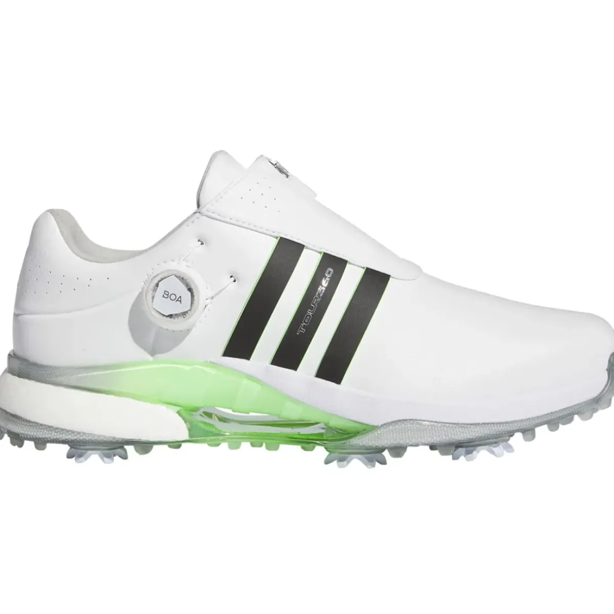 Outlet adidas Men's Tour360 24 BOA Boost Waterproof Spiked Golf Shoes Men's Waterproof Golf Shoes|Men's Spiked Golf Shoes