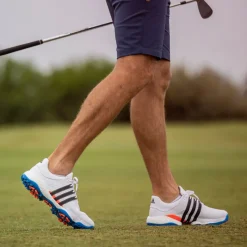 Best adidas Men's Tour360 22 Waterproof Spiked Golf Shoes Men's Waterproof Golf Shoes|Men's Spiked Golf Shoes