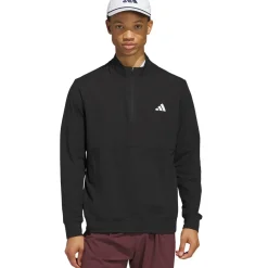 Sale adidas Men's Tour Quarter Zip Golf Mid Layer Men's Sweaters|Men's Midlayers