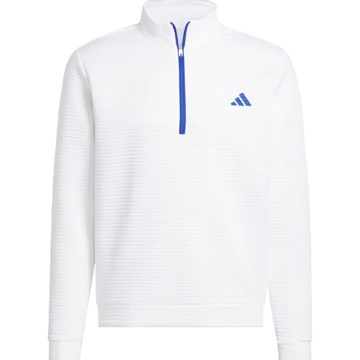 New adidas Men's Ultimate365 DWR Textured Quarter Zip Golf Mid Layer Men's Sweaters|Season Ready Collection
