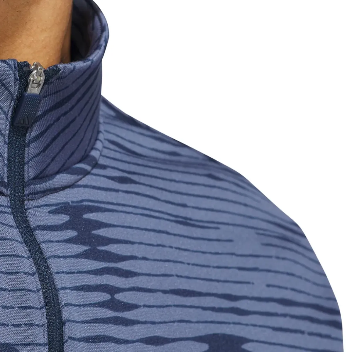 Outlet adidas Men's Ultimate365 Linear Stripe Quarter Zip Golf Mid Layer Men's Sweaters|Men's Midlayers