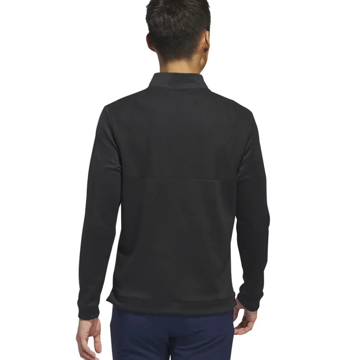 Outlet adidas Men's Ultimate365 Textured Quarter Zip Golf Mid Layer Men's Sweaters|Men's Midlayers