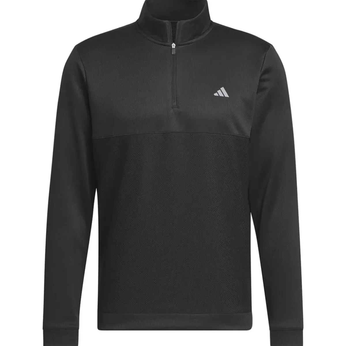 Outlet adidas Men's Ultimate365 Textured Quarter Zip Golf Mid Layer Men's Sweaters|Men's Midlayers
