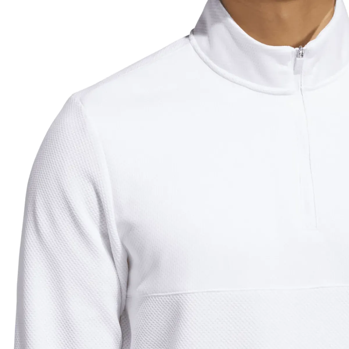 Outlet adidas Men's Ultimate365 Textured Quarter Zip Golf Mid Layer Men's Sweaters|Men's Midlayers