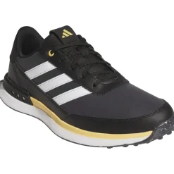 Best adidas S2G Leather 24 Waterproof Spikeless Golf Shoes Men's Spikeless Golf Shoes|Men's Waterproof Golf Shoes