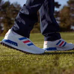 Clearance adidas S2G Leather 24 Waterproof Spikeless Golf Shoes Men's Spikeless Golf Shoes|Men's Waterproof Golf Shoes