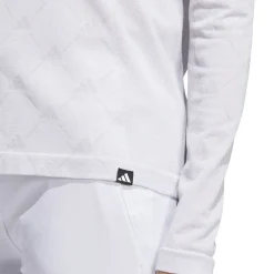 Clearance adidas Ultimate365 Tour Monogram Mock Neck Long Sleeve Golf Base Layer Ladies Polo Shirts