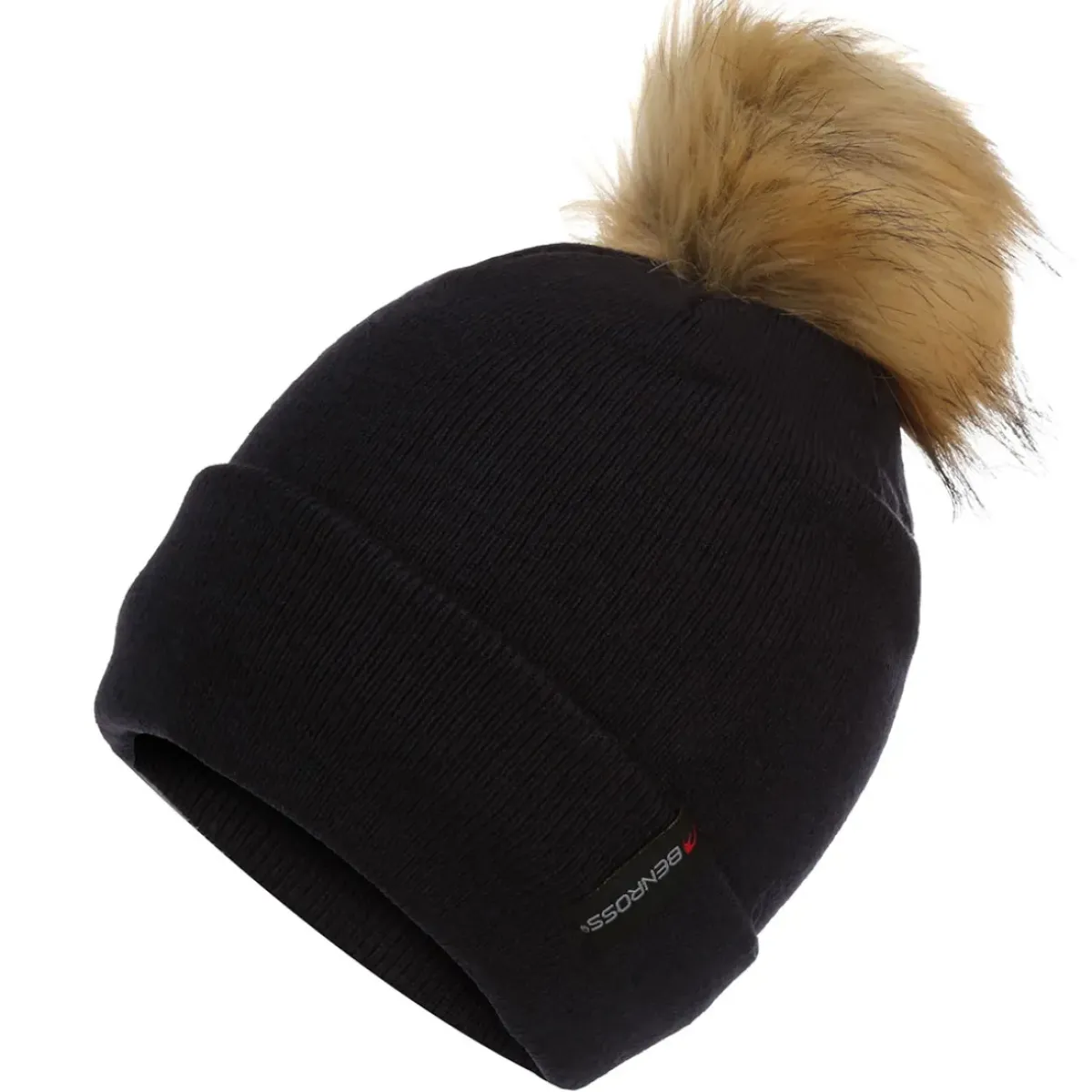 Discount Ladies Fleece Pom Knitted Beanie Beanies