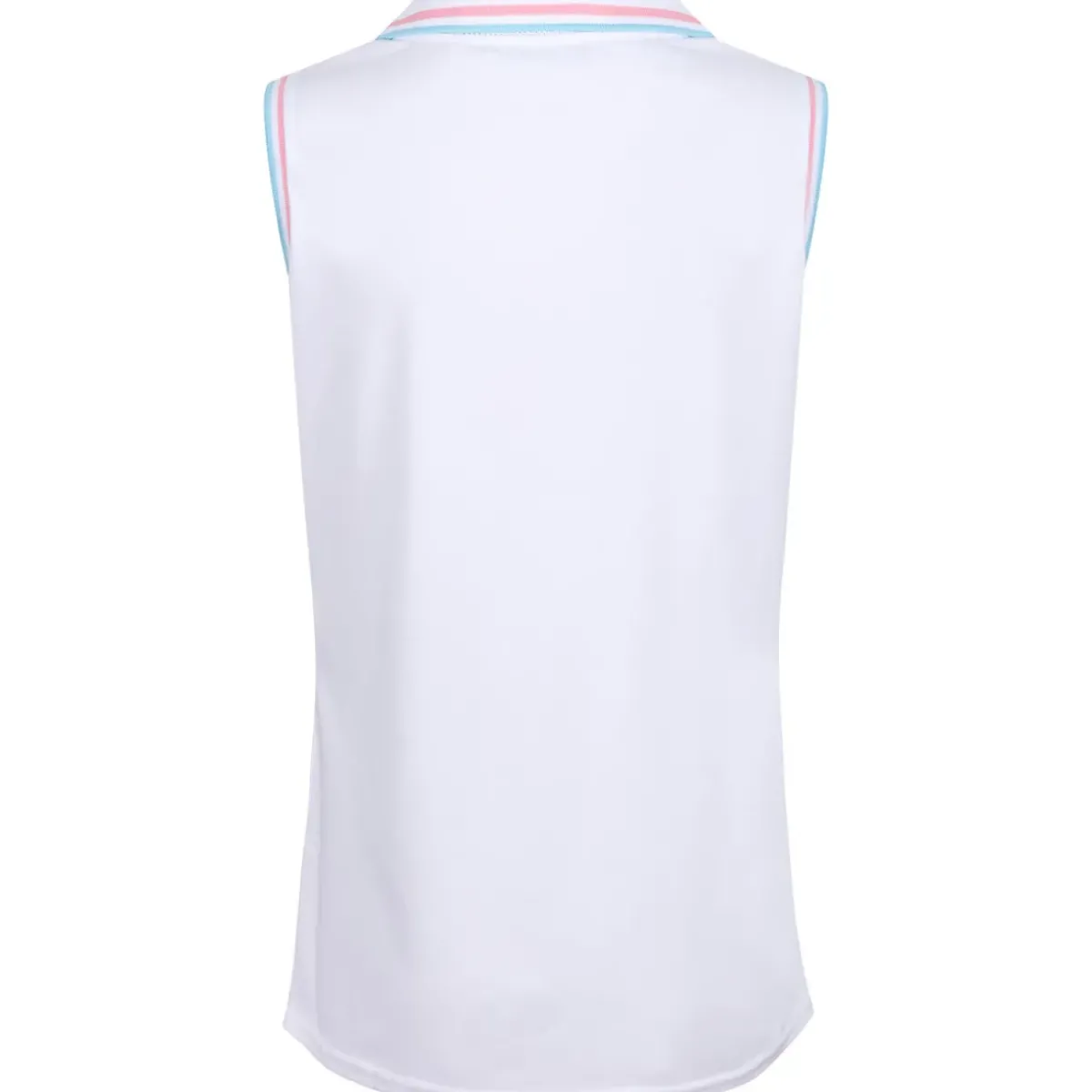 Hot Ladies Tipped Sleeveless Stretch Golf Polo Shirt Ladies Polo Shirts