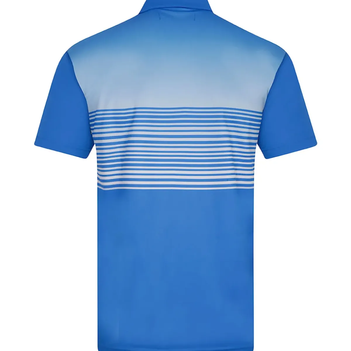 Clearance Men's Fade Stripe Stretch Golf Polo Shirt Men's Polo Shirts