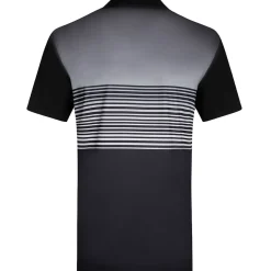 Outlet Men's Fade Stripe Stretch Golf Polo Shirt Men's Polo Shirts