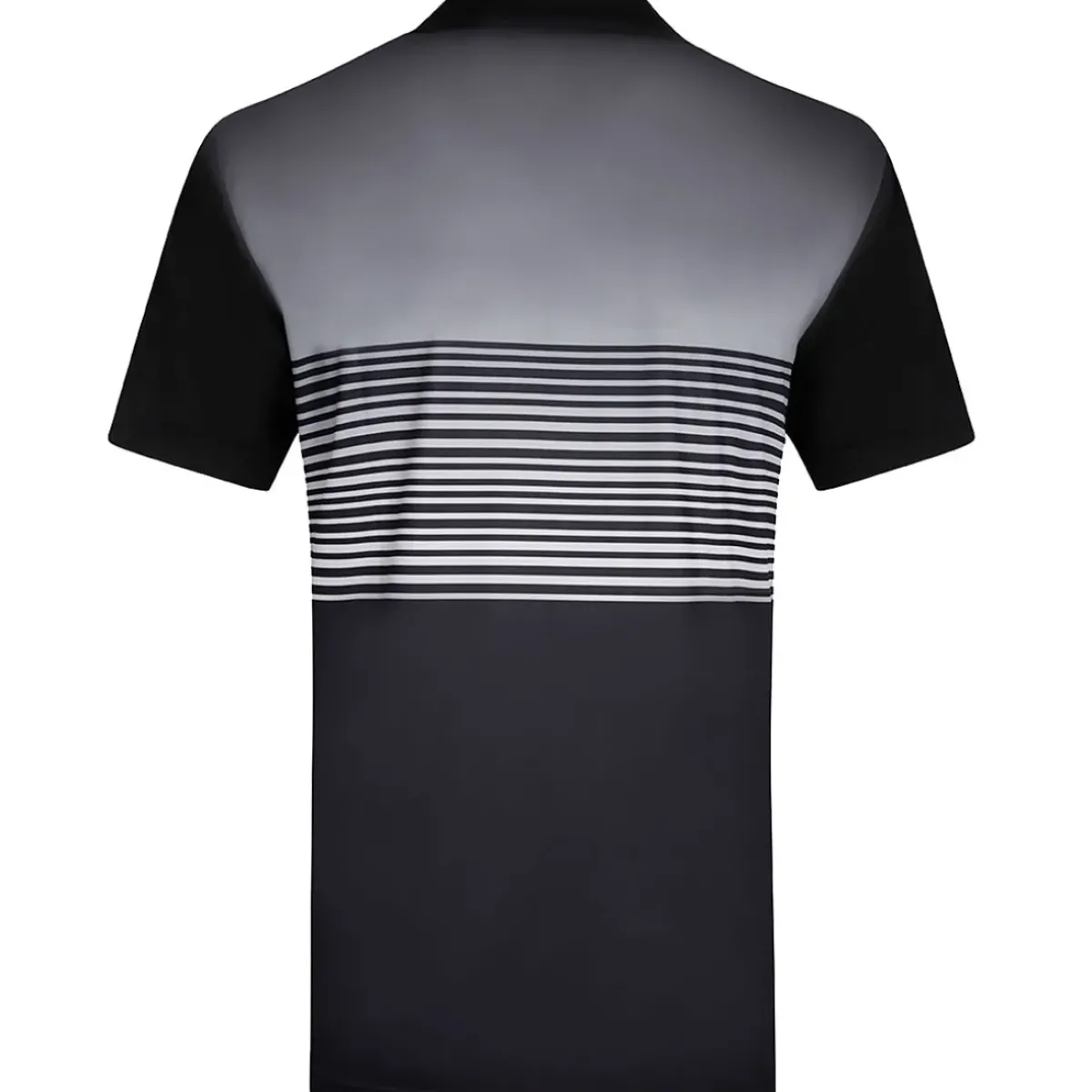 Outlet Men's Fade Stripe Stretch Golf Polo Shirt Men's Polo Shirts
