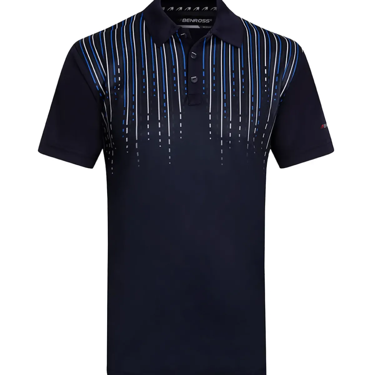New Men's Frequency Stretch Golf Polo Shirt Men's Polo Shirts