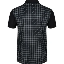Hot Men's Grid Print Golf Polo Shirt Men's Polo Shirts