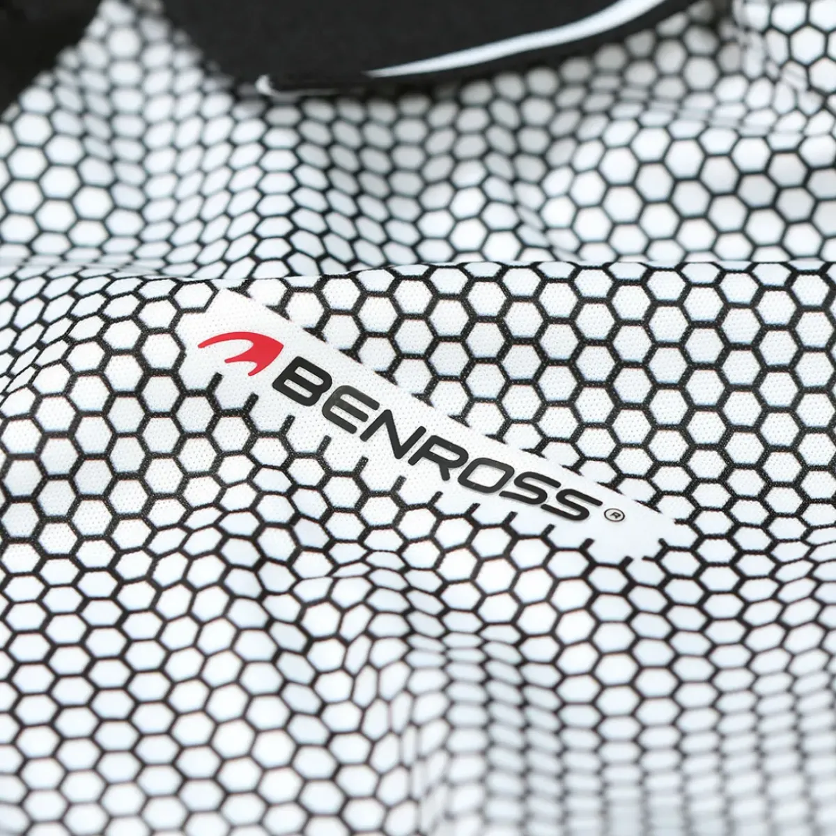 Online Men's Hex Print Stretch Golf Polo Shirt Men's Polo Shirts