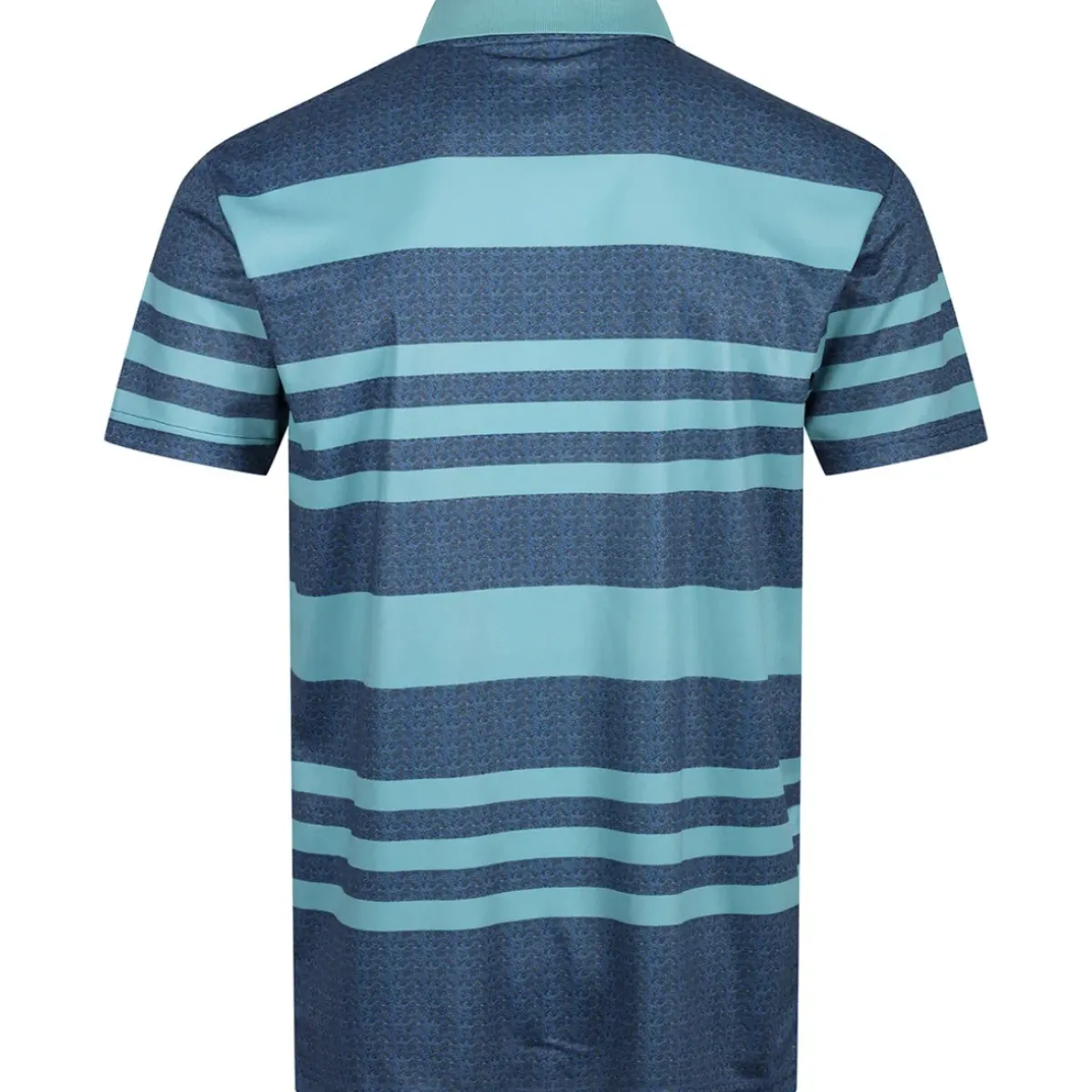 Sale Men's Marl Stripe Stretch Golf Polo Shirt Men's Polo Shirts