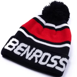 Men's Multi Stripe Knit Pom Golf Beanie Beanies|Men's Caps & Hats