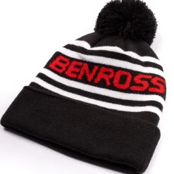 Men's Multi Stripe Knit Pom Golf Beanie Beanies|Men's Caps & Hats