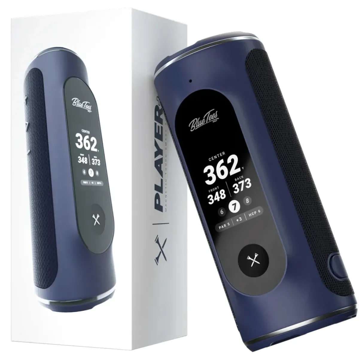 Clearance Blue Tees Player+ GPS Golf Speaker Gps Accessories