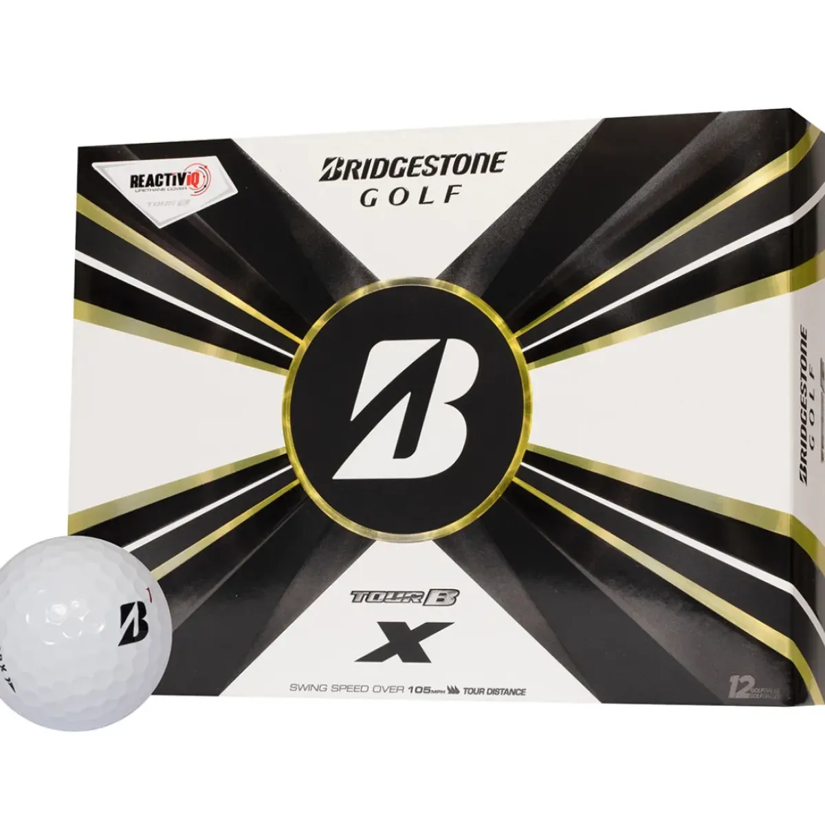 Discount Bridgestone Tour B X Bryson DeChambeau 12 Golf Ball Pack Ladies Golf Balls