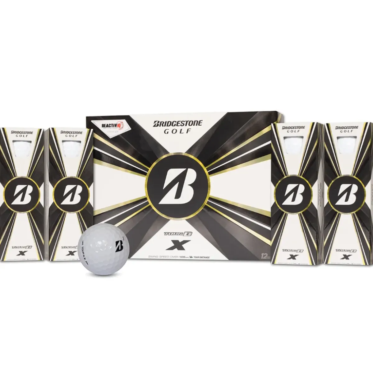 Discount Bridgestone Tour B X Bryson DeChambeau 12 Golf Ball Pack Ladies Golf Balls