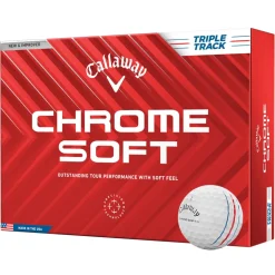 Callaway Chrome Soft Triple Track 12 Golf Ball Pack Ladies Golf Balls