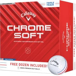 New Callaway Chrome Soft Triple Track 4 for 3 Golf Ball Pack Ladies Golf Balls