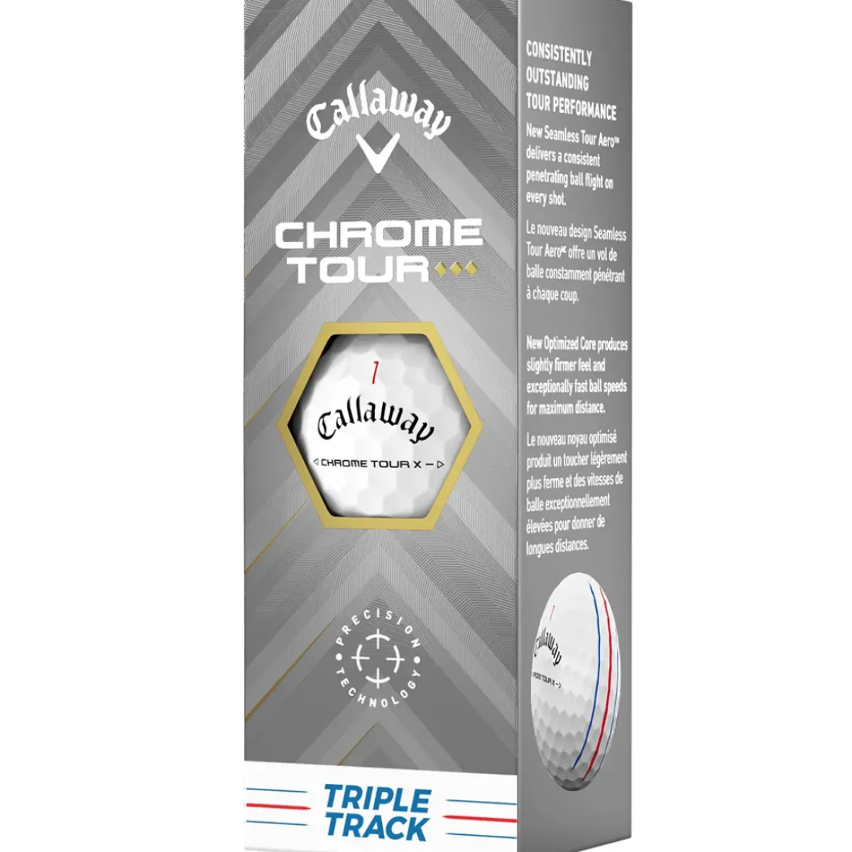 Online Callaway Chrome Triple Diamond Triple Track 12 Golf Ball Pack Ladies Golf Balls