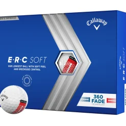 Callaway E.R.C Soft 360 Fade 12 Golf Ball Pack Ladies Golf Balls