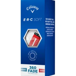 Callaway E.R.C Soft 360 Fade 12 Golf Ball Pack Ladies Golf Balls