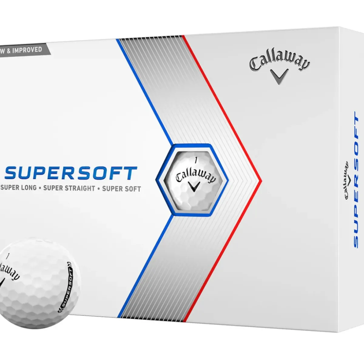 Sale Supersoft 12 Golf Ball Pack Personalised Golf Balls