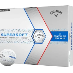 Discount Callaway Supersoft Splatter 12 Golf Ball Pack Ladies Golf Balls