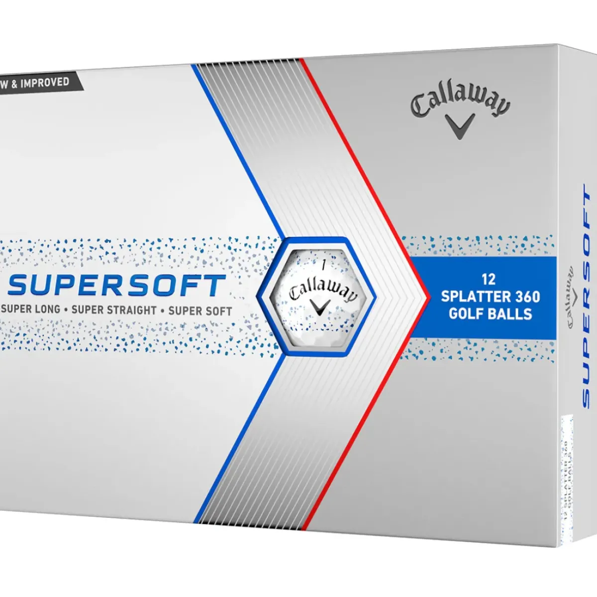 Discount Callaway Supersoft Splatter 12 Golf Ball Pack Ladies Golf Balls
