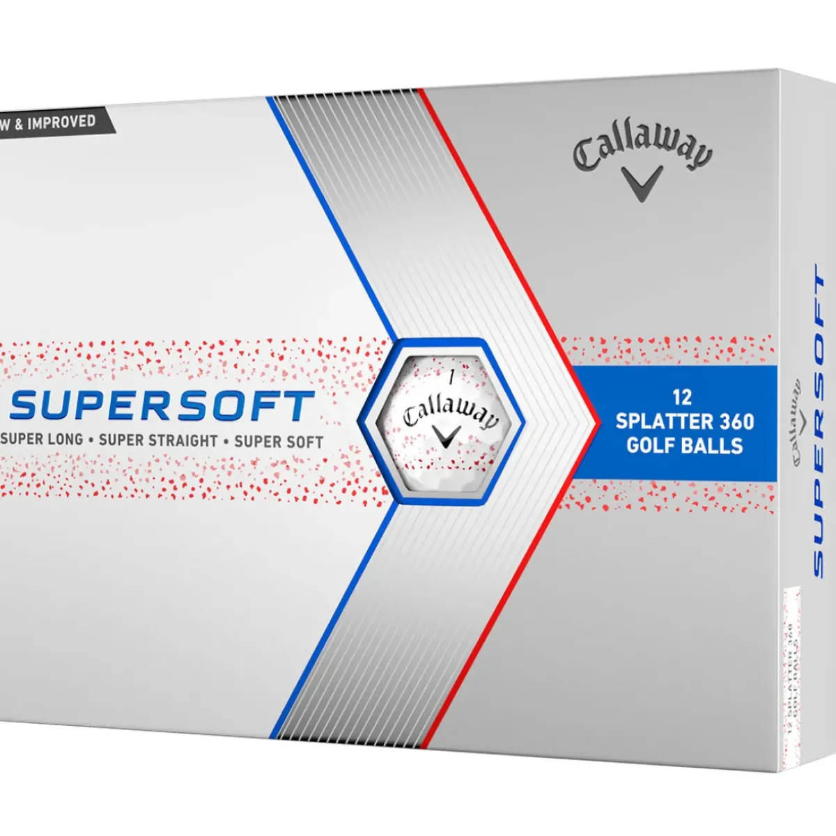 Discount Callaway Supersoft Splatter 12 Golf Ball Pack Ladies Golf Balls