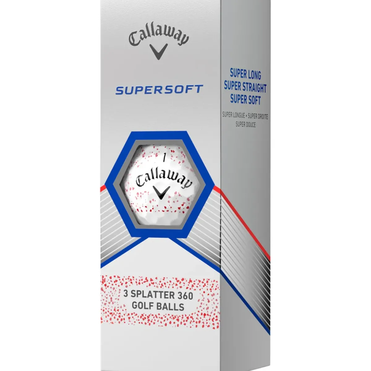 Discount Callaway Supersoft Splatter 12 Golf Ball Pack Ladies Golf Balls