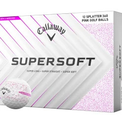 Best Callaway Supersoft Splatter 12 Golf Ball Pack Ladies Golf Balls|Season Ready Collection