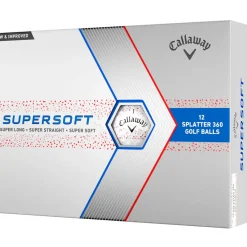 Hot Callaway Supersoft Splatter 12 Golf Ball Pack Ladies Golf Balls