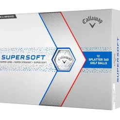 Hot Callaway Supersoft Splatter 12 Golf Ball Pack Ladies Golf Balls