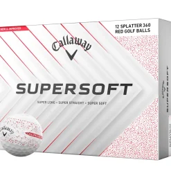Clearance Callaway Supersoft Splatter 12 Golf Ball Pack Ladies Golf Balls|Season Ready Collection