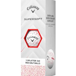 Clearance Callaway Supersoft Splatter 12 Golf Ball Pack Ladies Golf Balls|Season Ready Collection