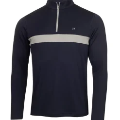 Discount Men's Chest Panel Half Zip Golf Midlayer Men's Sweaters|Men's Midlayers