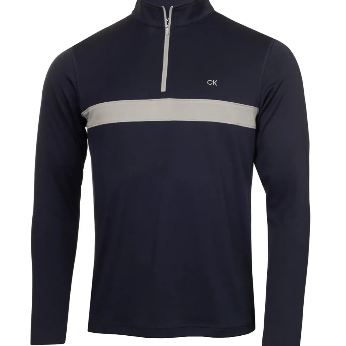 Discount Men's Chest Panel Half Zip Golf Midlayer Men's Sweaters|Men's Midlayers